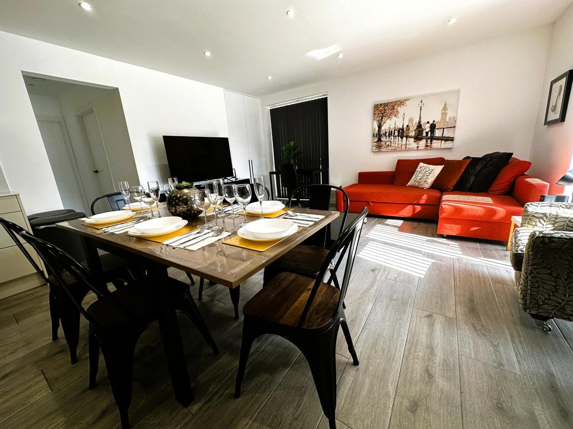 Paradigm Court, Modern 2-Bedroom Apartment F2, Oxford Luaran gambar